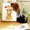 Decolore 4 Pack 4 Inch Display Stands Gold Plate Stands Metal Frame Holder Stand for Picture, Decorative Plate, Photo Easel, Artistic Work Display Stand, Picture Frames